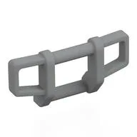 Grille Bar 1 x 4 x 1 2/3 Bull Bar, Squared, Light Bluish Gray