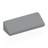 Brick Sloped 30° 1 x 3 x 2/3, Light Bluish Gray