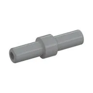 Bar 2L with Stop in Center, Light Bluish Gray