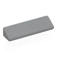 Brick Sloped 30° 1 x 4 x 2/3, Light Bluish Gray