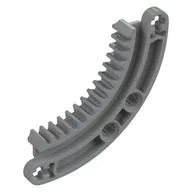 Technic Gear Rack 1/4 Circle 6 x 6, 15 Teeth, Light Bluish Gray