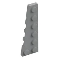 Wedge Plate 6 x 2 Left, Light Bluish Gray