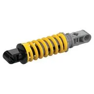 Technic Shock Absorber 9L with Yellow Spring, Light Bluish Gray