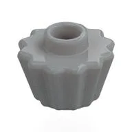 Food Cupcake with Stud, Light Bluish Gray