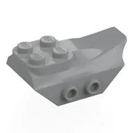 Brick Special 2 x 5 with Slope, Studs on Side, Light Bluish Gray