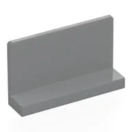 Panel 1 x 4 x 2, No Studs, Light Bluish Gray