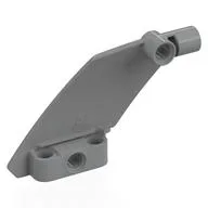 Technic Panel Curved 5 x 7 Parallelogram Left, Light Bluish Gray
