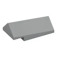 Brick Sloped 45° 2 x 4 x 1 1/3 Double, Light Bluish Gray