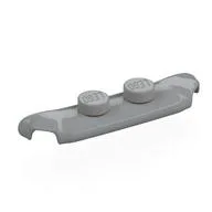 Plate Special 1 x 4 with Rounded Corners, 2 Studs, Light Bluish Gray