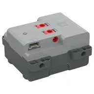 Hub, Powered Up 2-Port (Non-Bluetooth) - Screw Opening, Light Bluish Gray