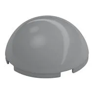 Dome Hemisphere 4 x 4, Light Bluish Gray