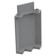 Panel 3 x 3 x 6 Corner Wall without Bottom Indentations, Light Bluish Gray