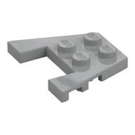 Wedge Plate 3 x 4 with Stud Notches [Reinforced Underside], Light Bluish Gray