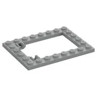 Plate Special 6 x 8 Trap Door Frame Horizontal [Long Pin Holders], Light Bluish Gray