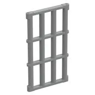 Door Grill 1 x 4 x 6, Light Bluish Gray