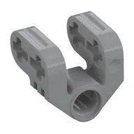 Technic Axle and Pin Connector Perpendicular Split, Light Bluish Gray