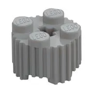 Brick Round 2 x 2 [Grill], Light Bluish Gray
