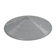 Hat, Conical Asian Style, Light Bluish Gray