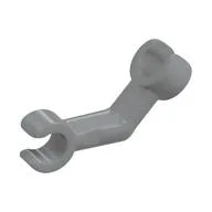 Arm Skeleton Bent with Clips at 90° [Vertical Grip], Light Bluish Gray
