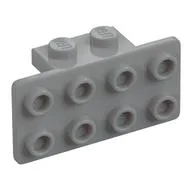 Bracket 1 x 2 - 2 x 4, Light Bluish Gray