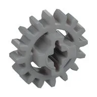 Technic Gear 16 Tooth Reinforced [New Style], Light Bluish Gray