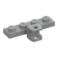 Plate Special 1 x 4 with Towball Socket, Flattened, Light Bluish Gray