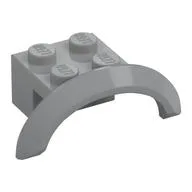 Wheel Arch, Mudguard 4 x 2 1/2 x 1, Light Bluish Gray