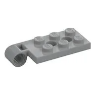 Hinge Plate 2 x 4 with Pin Hole with 3 Holes - Top, Light Bluish Gray