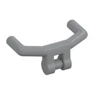 Handlebars with Angular Handles, Light Bluish Gray