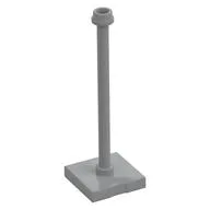 Tile Special 2 x 2 with Bar, Hollow Stud with Stop Ring (Flag Pole), Light Bluish Gray