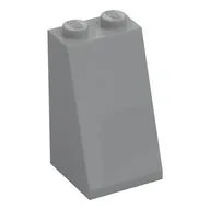Brick Sloped 75° 2 x 2 x 3 [Solid Studs], Light Bluish Gray
