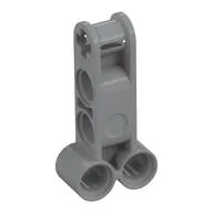 Technic Axle and Pin Connector Perpendicular Double 4L, Light Bluish Gray