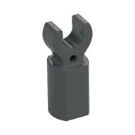 Bar Holder with Clip, Dark Bluish Gray
