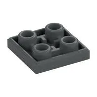 Tile Special 2 x 2 Inverted, Dark Bluish Gray