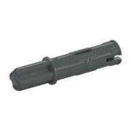 Technic Axle Pin 3L with Friction Ridges Lengthwise and 1L Axle, Dark Bluish Gray