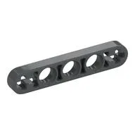 Technic Beam 1 x 5 Thin with Axle Holes on Ends, Dark Bluish Gray
