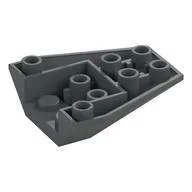 Brick Wedged, Sloped Inverted 4 x 4 Triple [4 Connections between Front Studs], Dark Bluish Gray
