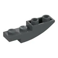 Brick Curved Inverted 4 x 1, Dark Bluish Gray