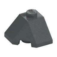 Brick Wedged, Sloped 45° 2 x 2 Corner, Dark Bluish Gray