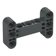 Technic Beam 3 x 5 Thick [90° Offset Centre Beam Holes], Dark Bluish Gray