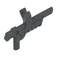 Weapon Gun Automatic Pistol with Top Clip, Dark Bluish Gray