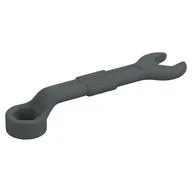 Duplo Wrench with Handles, Dark Bluish Gray