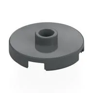 Plate Special Round 2 x 2 with Center Stud (Jumper Plate), Dark Bluish Gray