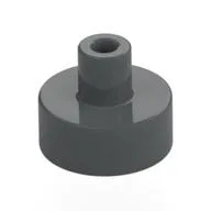 Tile Special Round 1 x 1 with Hollow Bar, Dark Bluish Gray