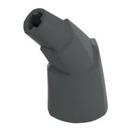 Animal Body Part, Horn Stacked 45 deg. with Axle Connectors, Dark Bluish Gray