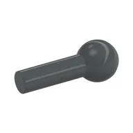 Bar 2L with Towball, Dark Bluish Gray