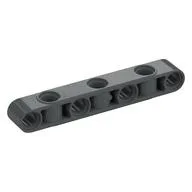 Technic Beam 1 x 7 Thick with Alternating Holes, Dark Bluish Gray