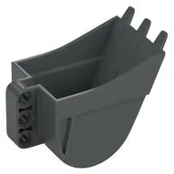 Technic Digger Bucket 4 x 7, Dark Bluish Gray