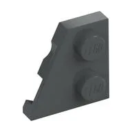 Wedge Plate 2 x 2 Left, Dark Bluish Gray