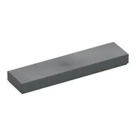 Tile 1 x 4 with Groove, Dark Bluish Gray